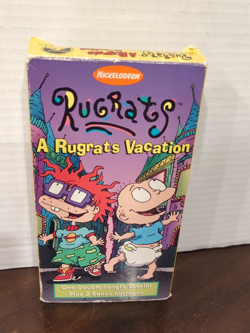 Rugrats A Rugrats Vacation VHS 1997 Nickelodeon Movie Orange Tape 90's Cartoon